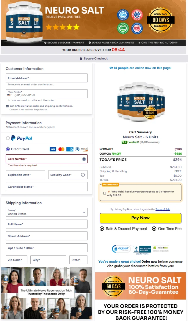 Neuro Salt official website